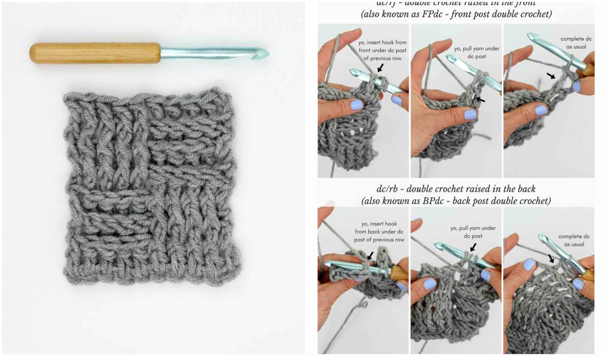 Master Basket Weave Stitch Crochet Secrets!