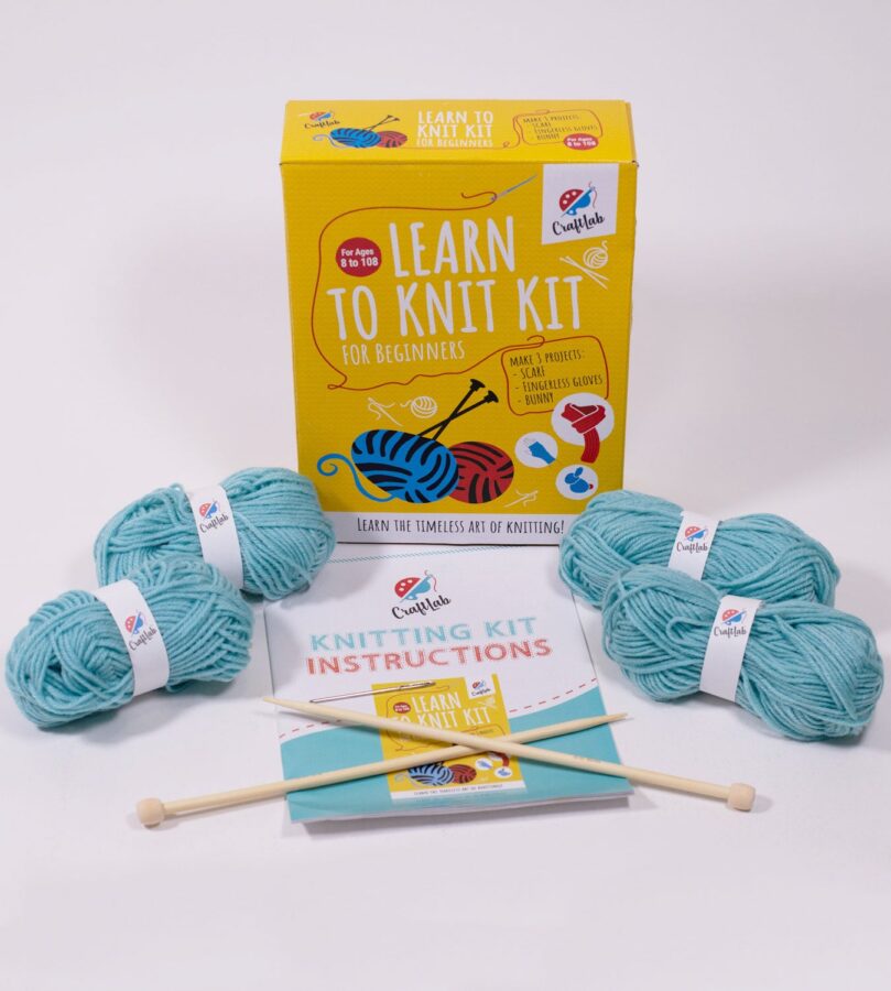 CraftLab's Ultimate Knitting Kit Stitch Fun for Kids!